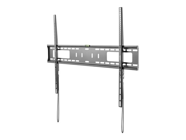 StarTech.com Flat Screen TV Wall Mount - Fixed - Heavy Duty Commercial Grade TV Wall Mount for 60\" to 100\" TVs - VESA Wall Mount (FPWFXB1) - Bracket - for TV - plastic, steel - black - screen size: 60\"-100\" - wall-mountable