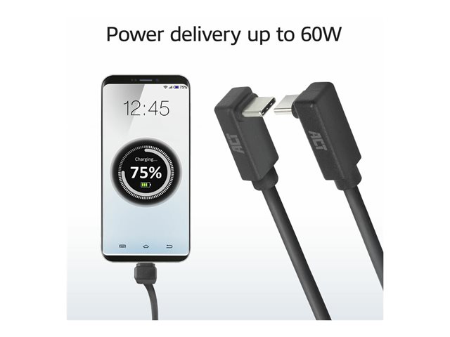 USB CM UP - CM UP 10G 60W 2M. 1 stk