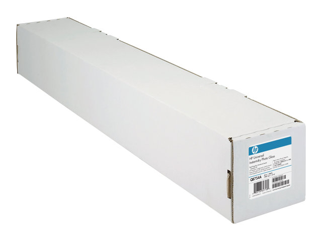 HP Universal - Wood fibre, polyethylene (PE) - glossy - 7.7 mil - Roll (91.4 cm x 30.5 m) - 200 g/m² - 53.3 lbs - 1 roll(s) photo paper - for DesignJet 45XX, 5100, T1100, T1120, T1200, T1300, T1500, T2300, T520, T790, T920, Z5200