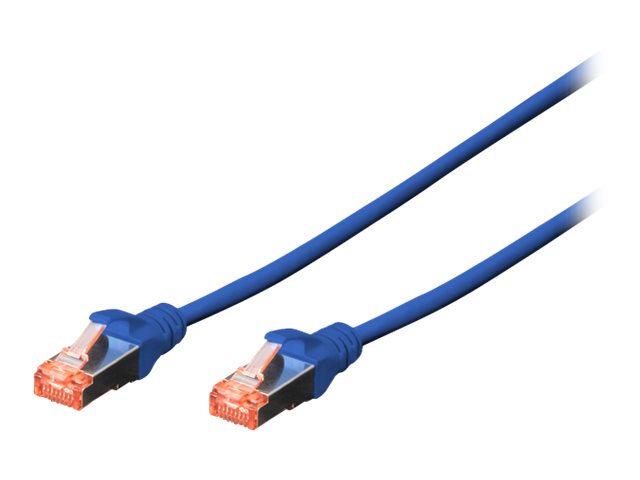 CAT 6 S-FTP PATCH CORD CU LSZH AWG 27/7 LENGTH 3 M 10 PIECES COLOR BLUE