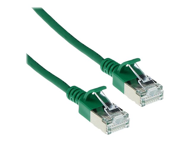CAT6A U/FTP SLIMLINE GN 1.00M
