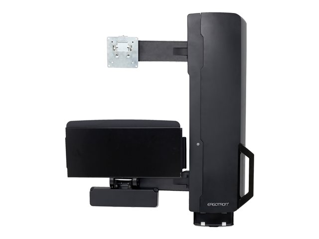 Ergotron StyleView Sit-Stand Vertical Lift, High Traffic Area - Mounting kit (vertical lift) - for LCD display / PC equipment - sit-stand system, high traffic area - black - screen size: up to 24\" - wall-mountable