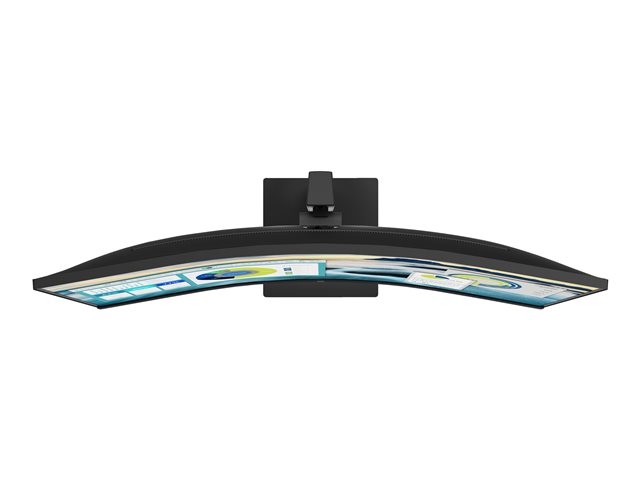 HP P34hc G4 - P-Series - LED monitor - curved - 34\" - 3440 x 1440 WQHD @ 60 Hz - VA - 250 cd/m² - 3500:1 - 5 ms - HDMI, DisplayPort, USB-C - speakers - black