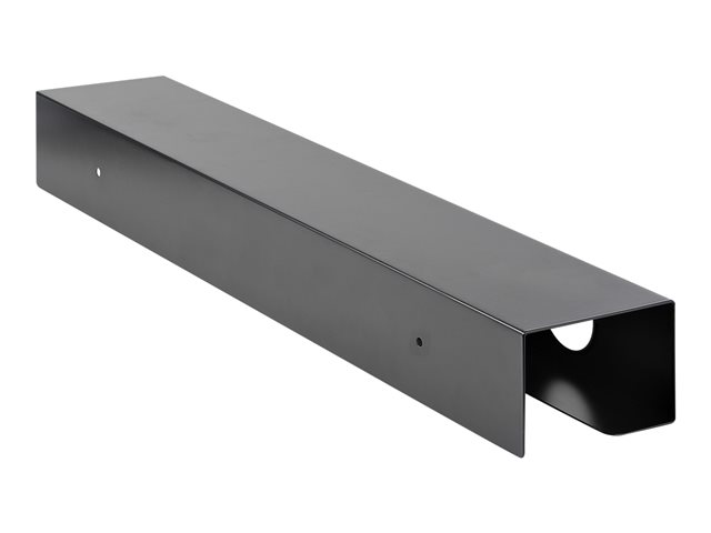 StarTech.com Under Desk Cable Management Tray, Cable Tray Organizer for Office/Standing Desk, Desk or Table Mount Cords/Wire/Power Strip Holder, Computer Cable Manager, 23-1/2\"L x 4-1/2\"D - Desk Cable Management (UDCMTRAY) - Cable management tray - u