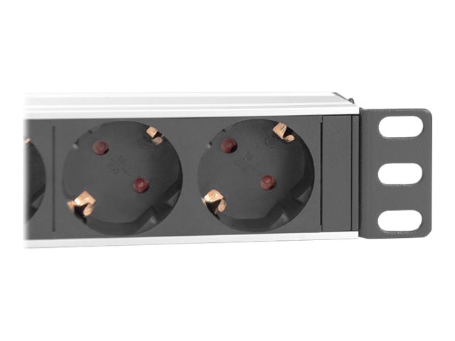 10Inch Socket Strip 4 sockets with Alumi