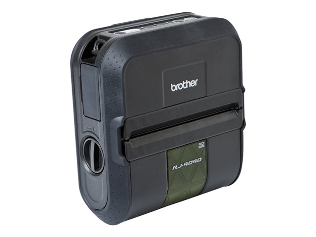 Brother RuggedJet RJ-4040 - Label printer - direct thermal - Roll (11.8 cm) - 203 x 200 dpi - up to 127 mm/sec - USB, serial, Wi-Fi(n)