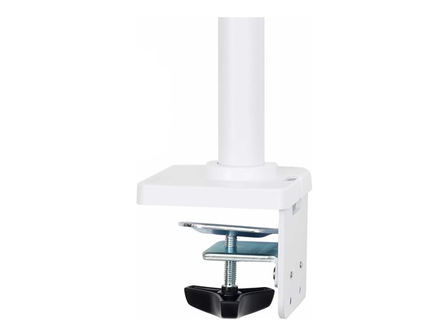 Ergotron NX - Mounting kit (arm assembly, attachment hardware, base, pole, pivot) - for Monitor - white - screen size: up to 34\" - desk-mountable