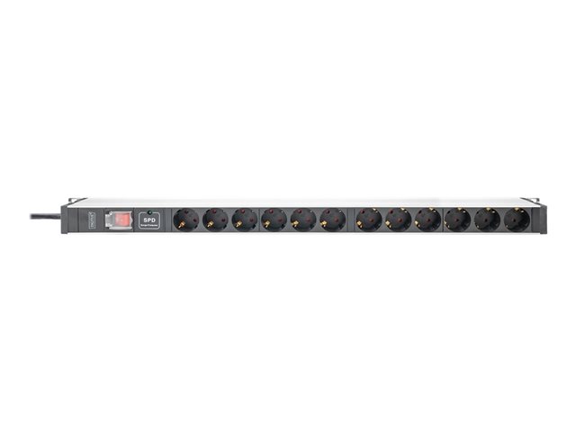 1U Aluminum PDU rackmountable Switch