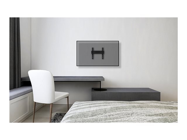 Neomounts WL30-350BL12 - Mounting kit (wall mount) - fixed - for flat panel - lockable - black - screen size: 24\"-55\"