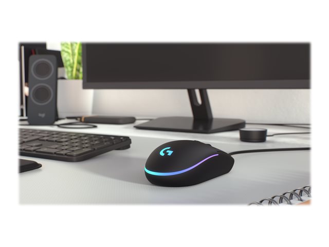 Logitech Gaming Mouse G203 LIGHTSYNC - Mouse - optical - 6 buttons - wired - USB - black
