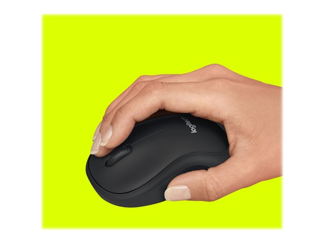 Logitech B220 Silent - Mouse - optical - 3 buttons - wireless - 2.4 GHz - USB wireless receiver