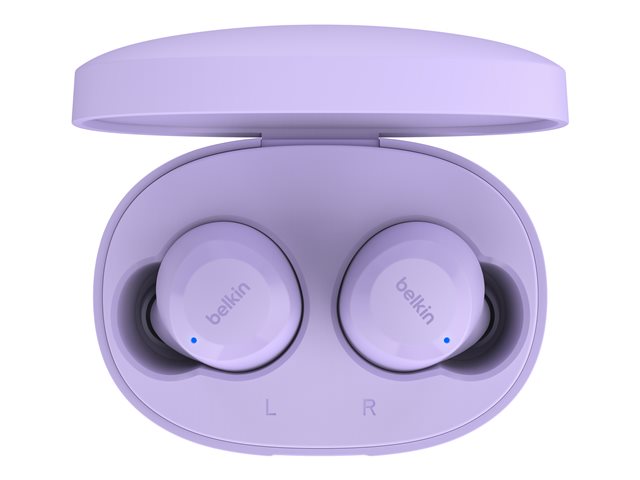 Belkin SoundForm Bolt - True wireless earphones with mic - in-ear - Bluetooth - lavender