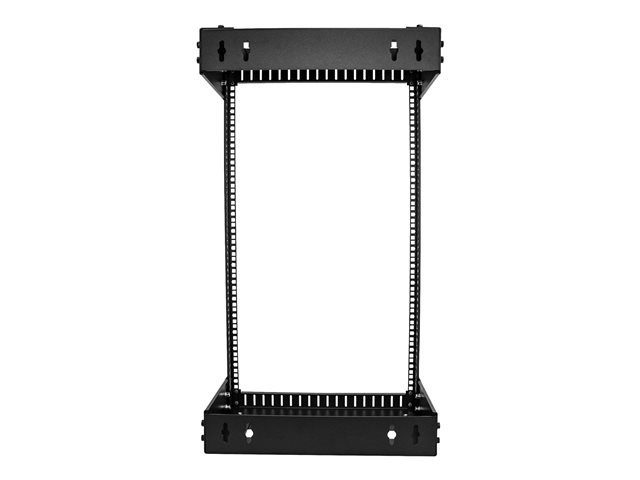 StarTech.com 18U 19\" Wall Mount Network Rack, Adjustable Depth 12-20\" 2 Post Open Frame Server Room Rack for AV/Data/ IT Communication/Computer Equipment/Switch with Cage Nuts & Screws - 18U Adjustable Rack - Rack open frame - 2-post - wall mountable