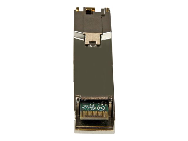 StarTech.com MSA Uncoded Compatible SFP Module, 1000BASE-TX, SFP to RJ45 (Copper) Cat6/Cat5e, 1GE Gigabit Ethernet SFP, RJ-45 (Copper) 100m, 1Gbps/1000Mbps Mini GBIC Transceiver SFP Module - Lifetime Warranty (SFP1000TXST) - SFP (mini-GBIC) transceiver module - 1GbE - 1000Base-TX - RJ-45 - up to 100 m