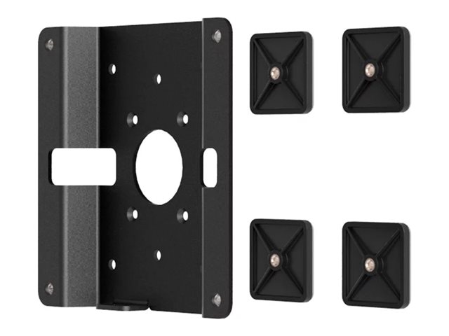 Compulocks VESA Glass Mount Bracket with Security Slot - Mounting kit (VESA mount bracket) - for LCD display / tablet - mounting interface: 100 x 100 mm - glass-mounted