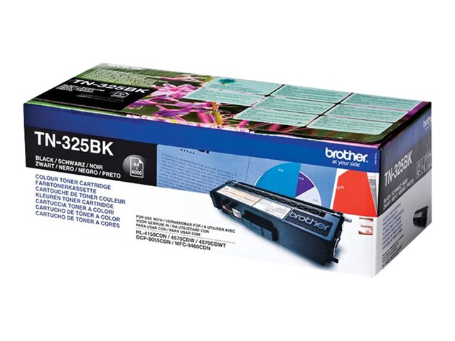 Brother TN325BK - High Yield - black - original - toner cartridge - for Brother DCP-9055, DCP-9270, HL-4140, HL-4150, HL-4570, MFC-9460, MFC-9465, MFC-9970