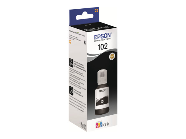 Epson 102 - 127 ml - black - original - ink tank - for EcoTank ET-15000, 2750, 2751, 2756, 2850, 2851, 2856, 3850, 4750, 4850, 4856