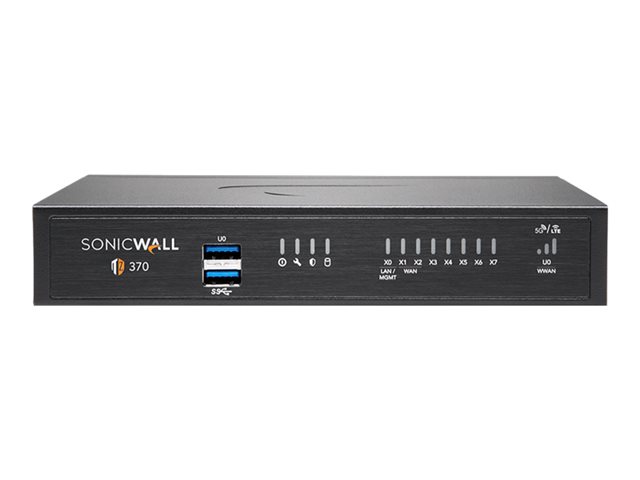 SonicWall TZ Series (Gen 7) TZ370 - Security appliance - 1GbE - SonicWALL Secure Upgrade Program - desktop