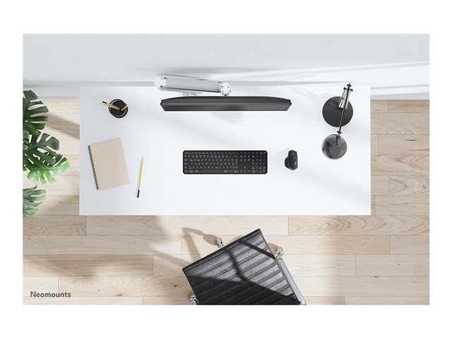 Neomounts DS70-450WH1 - Mounting kit (articulating arm, grommet clamp, topfix clamp) - full-motion - for LCD display - white - screen size: 17\"-42\" - desktop