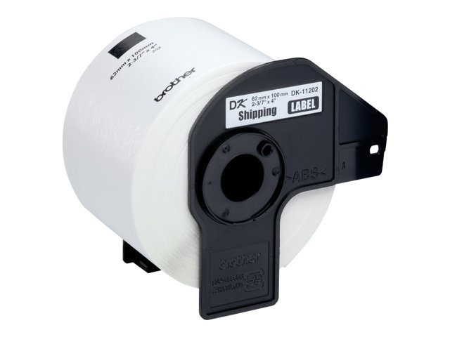 Brother DK-11202 - Black on white - 62 x 100 mm 300 label(s) (1 roll(s) x 300) shipping labels - for Brother QL-1050, 1060, 1110, 500, 550, 560, 570, 580, 600, 650, 700, 710, 720, 820