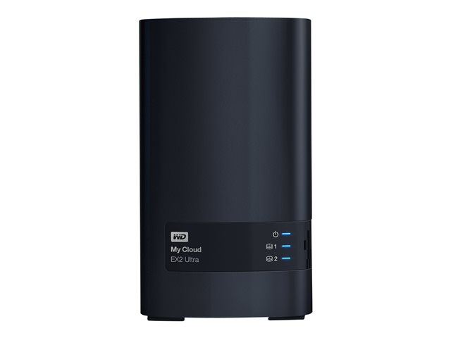 WD My Cloud EX2 Ultra WDBVBZ0040JCH - Personal cloud storage device - 2 bays - 4 TB - HDD 2 TB x 2 - RAID RAID 0, 1, JBOD - RAM 1 GB - Gigabit Ethernet - iSCSI support