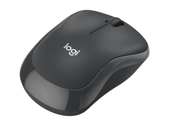 Logitech M240 for Business - Mouse - right and left-handed - optical - 3 buttons - wireless - Bluetooth - Logitech Logi Bolt USB receiver - graphite