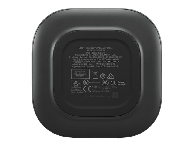 Lenovo L900 - VoIP desktop speakerphone - Bluetooth - wireless, wired - USB - thunder black