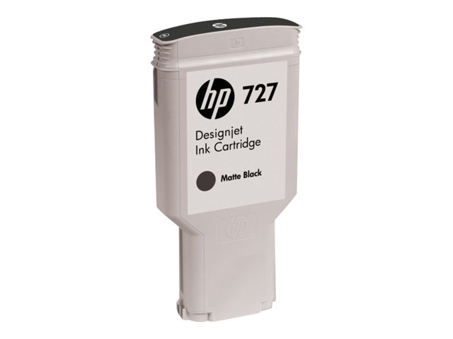 HP 727 - 300 ml - high capacity - matte black - original - DesignJet - ink cartridge - for DesignJet T1500, T1530, T2500, T2530, T920, T930