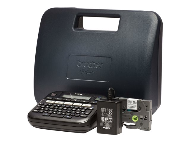 Brother P-Touch PT-D210VP - Labelmaker - monochrome - thermal transfer - Roll (1.2 cm) - 180 dpi - up to 20 mm/sec - 2 line printing