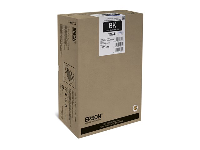Epson T9741 - XXL size - black - original - ink pack - for WorkForce Pro WF-C869R