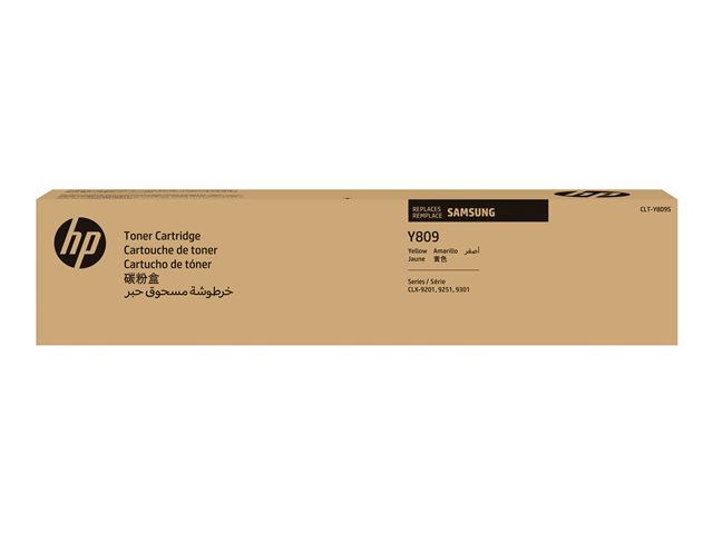 Samsung CLT-Y809S - Yellow - original - toner cartridge (SS742A) - for MultiXpress CLX-9201, 9206, 9251, 9256, 9258, 9301, 9306, 9358, 9811, 9812, 9813