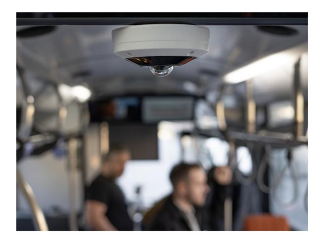 AXIS M43 Series M4318-PLR - Network panoramic camera - fisheye - outdoor - vandal / weatherproof - colour (Day&Night) - 12 MP - 2992 x 2992 - fixed iris - fixed focal - audio - LAN 10/100 - MJPEG, H.264, H.265 - DC 12 V / PoE - TAA Compliant