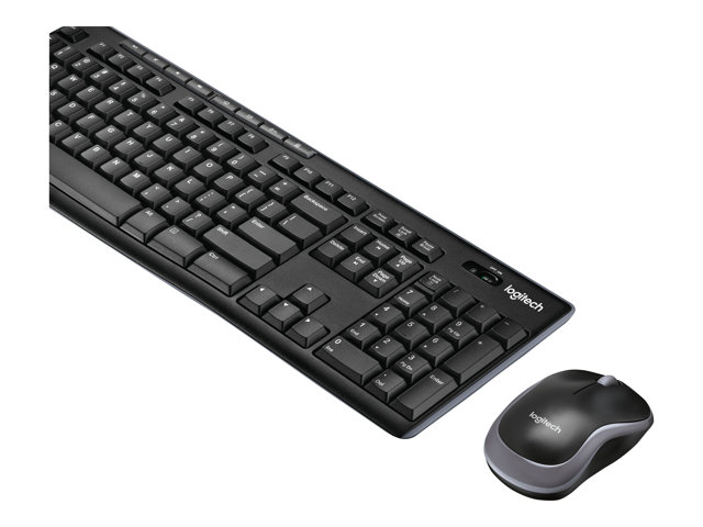 Logitech MK270 Wireless Combo - Keyboard and mouse set - wireless - 2.4 GHz - US International