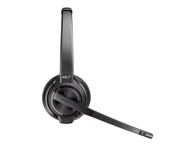 Poly Savi 8220 Office Stereo DECT 1880-1900 MHz Headset EMEA - INTL English - Euro plug - Replaces Poly SKU 207325-12