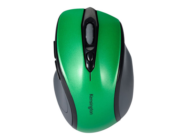 Kensington Pro Fit Mid-Size - Mouse - right-handed - optical - wireless - 2.4 GHz - USB wireless receiver - Emerald Green