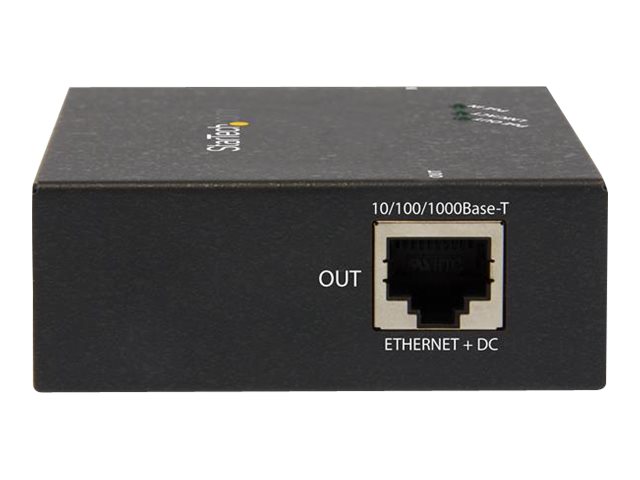 StarTech.com 1 Port Gigabit PoE+ Extender 802.3at & 802.3af - 100m (330ft) - Power over Ethernet Extender - PoE Repeater Network Extender (POEEXT1GAT) - Repeater - 1GbE - 10Base-T, 100Base-TX, 1000Base-T - up to 100 m - for P/N: ST12MHDLANU