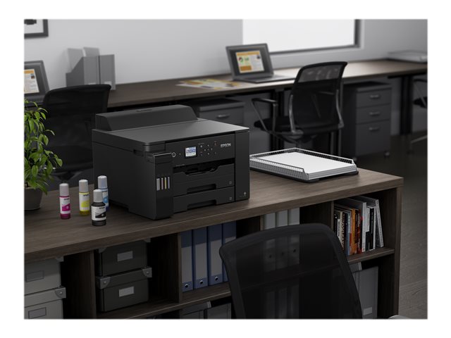 Epson EcoTank ET-16150 - Printer - colour - Duplex - ink-jet - A3 - 4800 x 1200 dpi - up to 25 ppm (mono) / up to 25 ppm (colour) - capacity: 550 sheets - USB, LAN, Wi-Fi - black