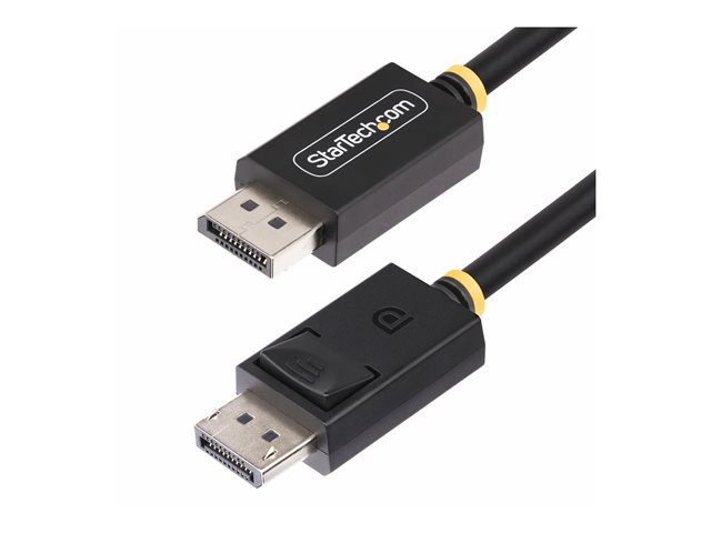 StarTech.com 2m DisplayPort 2.1 Cable, VESA-Certified, DP40 DP 2.1 Cable - DisplayPort cable - DisplayPort (M) latched to DisplayPort (M) latched - DisplayPort 2.1 - 2 m - 8K60Hz support, 4K144Hz support, 1440p support 240Hz, UHBR10, HDR support, up to 40 Gbps data transfer rate, passive - black