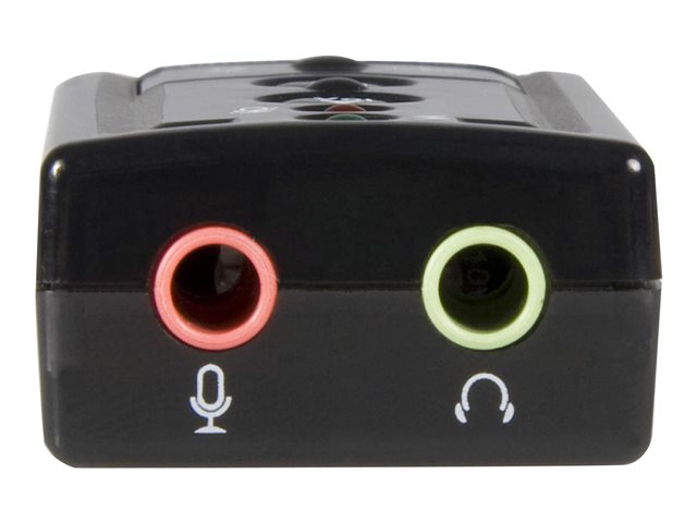 StarTech.com Virtual 7.1 USB Stereo Audio Adapter External Sound Card - Sound card - stereo - USB 2.0 - ICUSBAUDIO7 - Sound card - stereo - USB 2.0 - for P/N: MU15MMS, MU6MMS