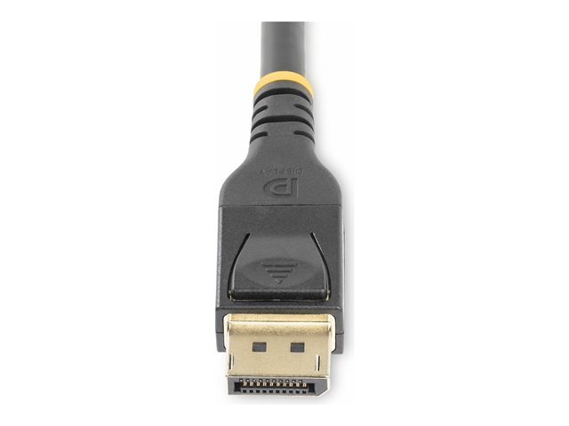 StarTech.com 33ft (10m) VESA-Certified Active DisplayPort 1.4 Cable, DP8K w/HBR3/HDR10/MST/DSC 1.2/HDCP 2.2, 8K 60Hz, 4K 120Hz Video - Active DP 1.4 Cable M/M (DP14A-10M-DP-CABLE) - DisplayPort cable - DisplayPort (M) to DisplayPort (M) - DisplayPort 1.4 - 10 m - Active Copper Cable, active, 4K support, 8K support - black