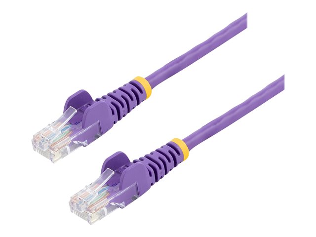 StarTech.com 10m Purple Cat5e / Cat 5 Snagless Ethernet Patch Cable 10 m - Patch cable - RJ-45 (M) to RJ-45 (M) - 10 m - UTP - CAT 5e - snagless - purple