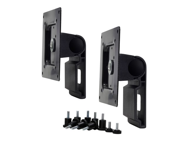 Ergotron Dual Monitor Tilt Pivot Kit - Mounting kit (2 pivots, 2 cable ties, screws) - for 2 monitors - black