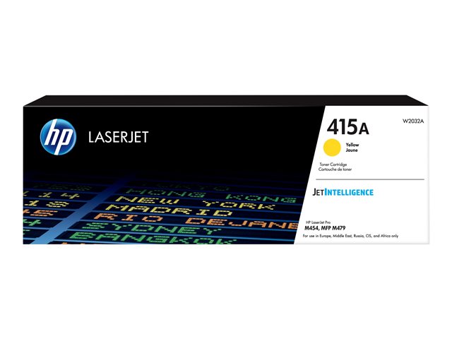 HP 415A - Yellow - original - LaserJet - toner cartridge (W2032A) - for Color LaserJet Pro M454, MFP M479