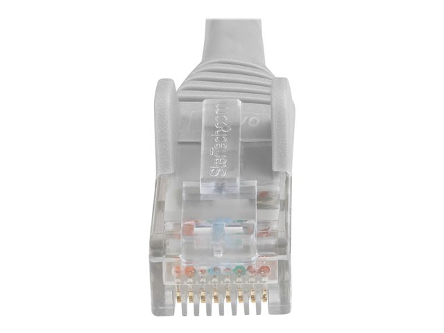 StarTech.com 5m LSZH CAT6 Ethernet Cable, 10 Gigabit Snagless RJ45 100W PoE Network Patch Cord with Strain Relief, CAT 6 10GbE UTP, Grey, Individually Tested/ETL, Low Smoke Zero Halogen - Category 6 - 24AWG (N6LPATCH5MGR) - Patch cable - RJ-45 (M) to