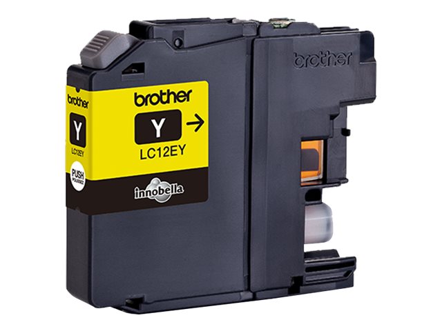 Brother LC12EY - XL Capacity - yellow - original - ink cartridge - for Brother MFC-J6925DW