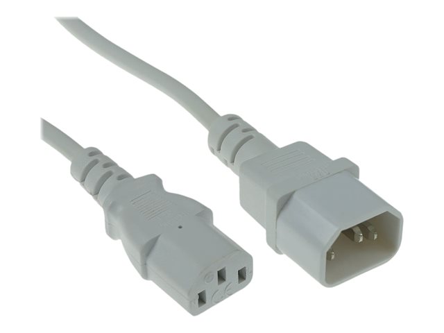 POWERCORD C13-C14 WH 3.00M. 1 stk