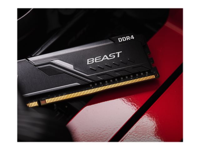 Kingston FURY Beast - DDR4 - kit - 32 GB: 2 x 16 GB - DIMM 288-pin - 2666 MHz / PC4-21300 - CL16 - 1.2 V - unbuffered - non-ECC - black