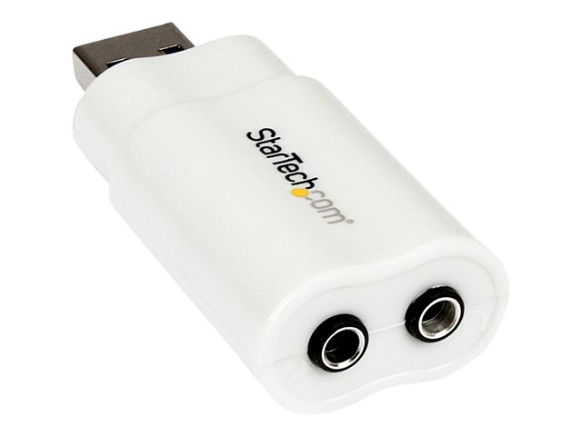 StarTech.com USB to Stereo Audio Adapter Converter - USB stereo Adapter - USB External sound Card - Laptop sound Card (ICUSBAUDIO) - Sound card - stereo - USB 2.0 - for P/N: MU15MMS, MU6MMS