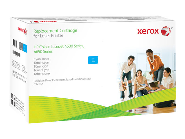 Xerox - Cyan - compatible - toner cartridge (alternative for: HP C9721A) - for HP Color LaserJet 4600, 4600dn, 4600dtn, 4600hdn, 4600n