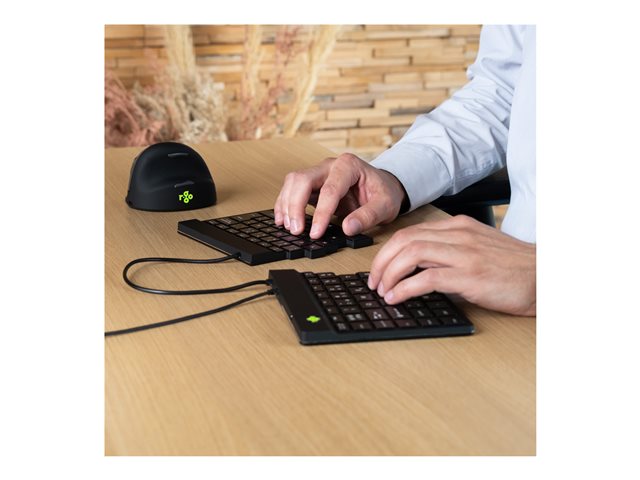 Split Break Keyboard UK black